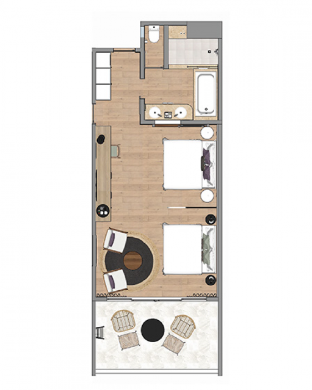 Deluxe/Deluxe Ground Floor, Victoria Beachcomber Resort & SPA 4*