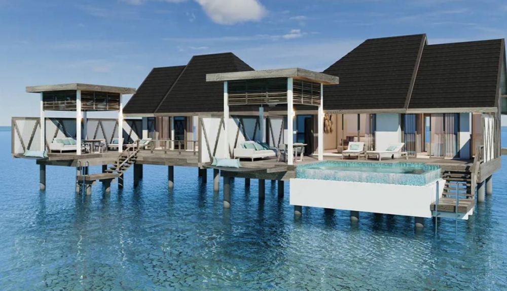 Two Bedroom Water Pool Villa with Slide, Meyyafushi Maldives 5*