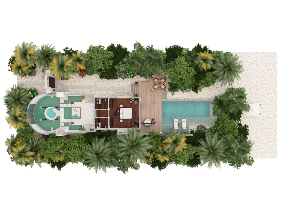 Beach Pool Villa/Sunset Beach Pool Villa, Anantara Kihavah Villas 5*