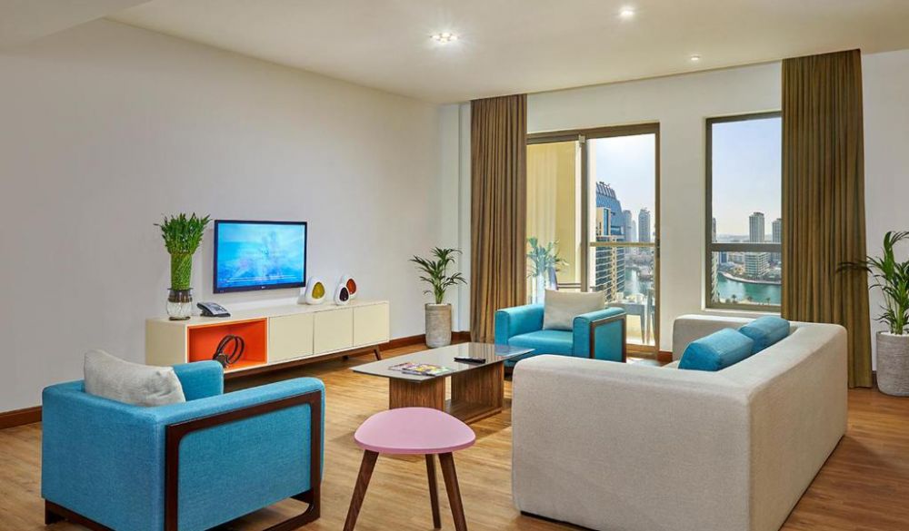 Two-bedroom Suite Balcony Partial Sea View, Ramada Hotel & Suites By Wyndham Jbr (ex. Hawthorn Suites) 4*