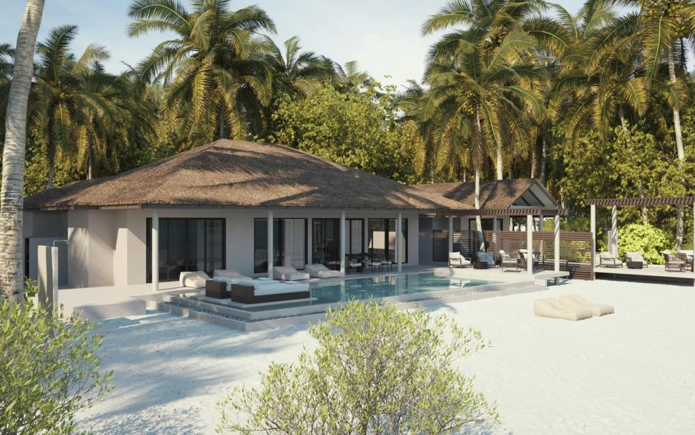 2 Bedroom Residence with 2 Beach Pools, Villa Haven Resort Maldives 5*