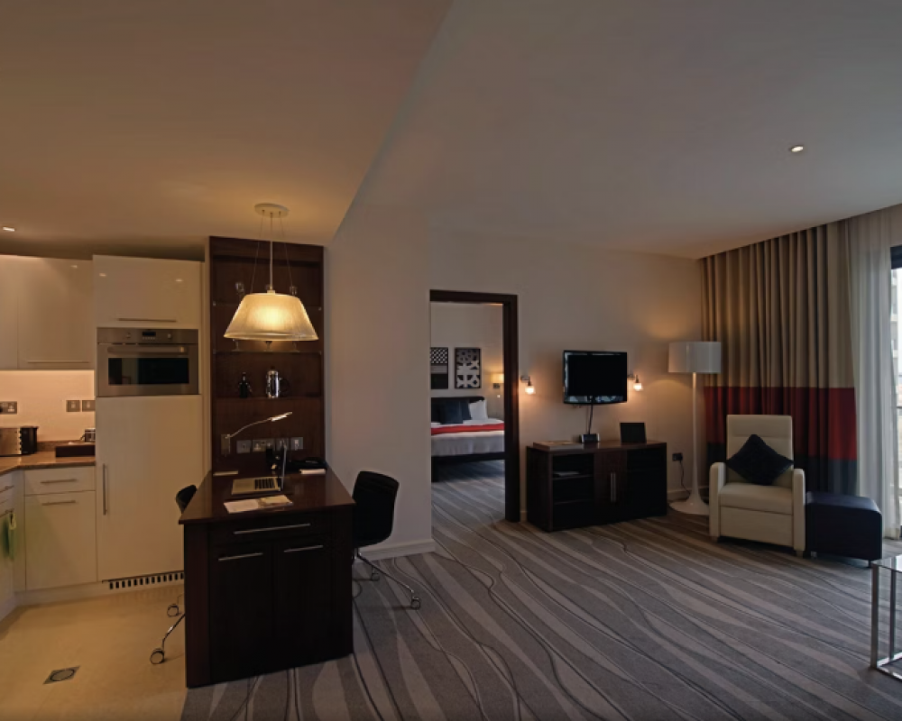 One Bedroom Suite Kitchen, Staybridge Suites Abu Dhabi Yas Island 4*