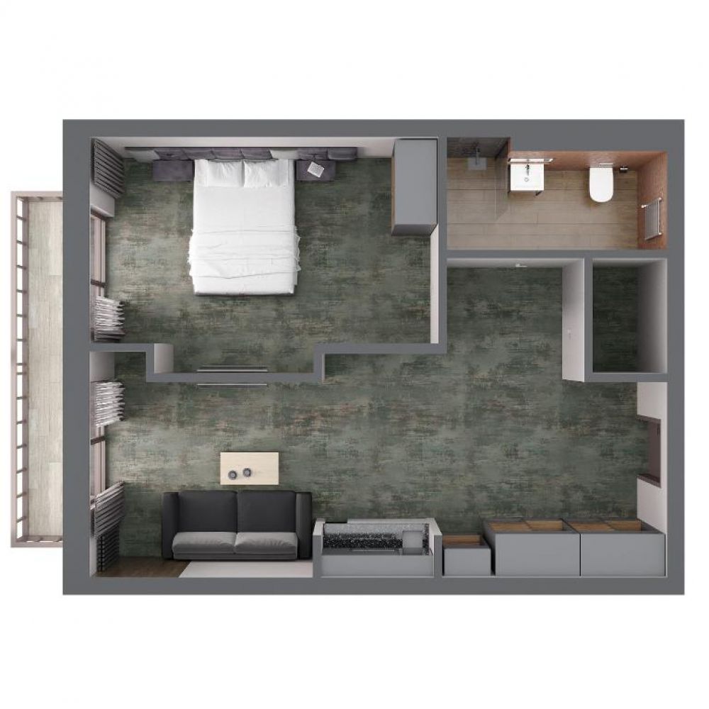 Two-room Deluxe, Fomich Residence 