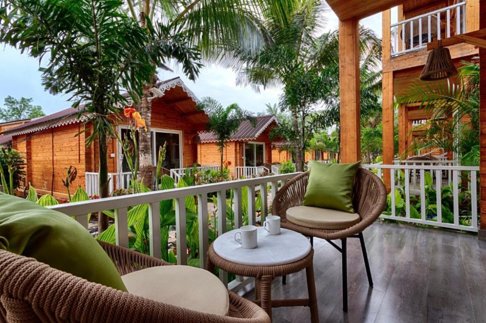 Garden/Pool facing Cottage, Aralea Beach Resort 3*