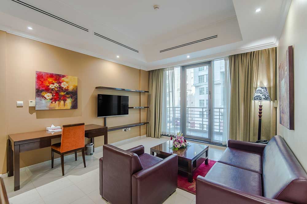 Deluxe Two Bedroom Apartment with Balcony, Icon Delux Hotel Apatment (ex. Abidos Hotel Apartment Al Barsha) 