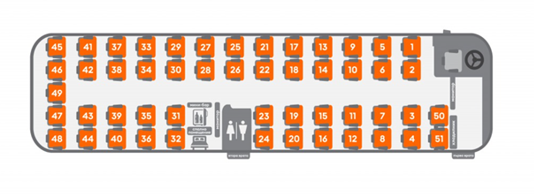 Схема автобуса