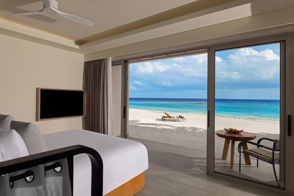 Premium Beachfront View Room, Avani+ Fares Maldives Resort 5*