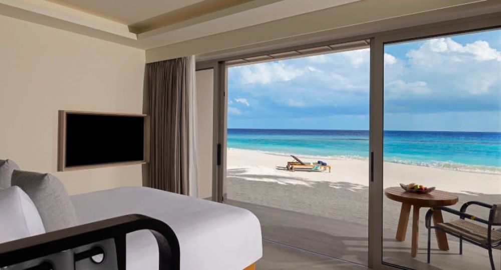 Two Bedroom Beachfront Pavilion, Avani+ Fares Maldives Resort 5*