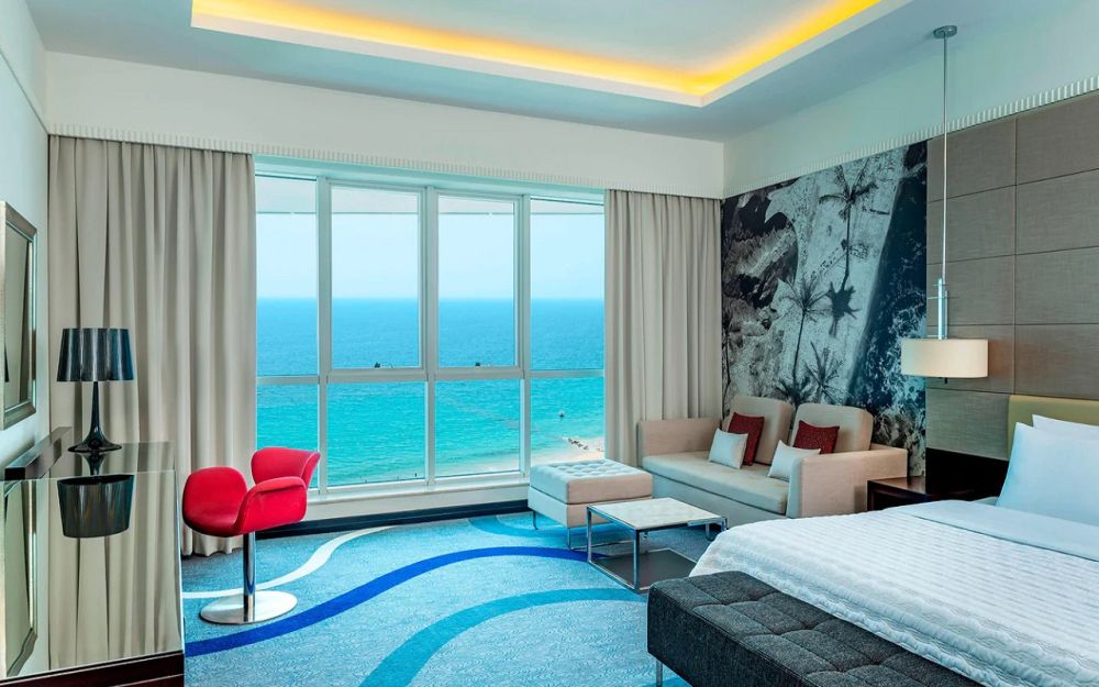 Deluxe Guest Room, Le Meridien Al Aqah Beach Resort 5*