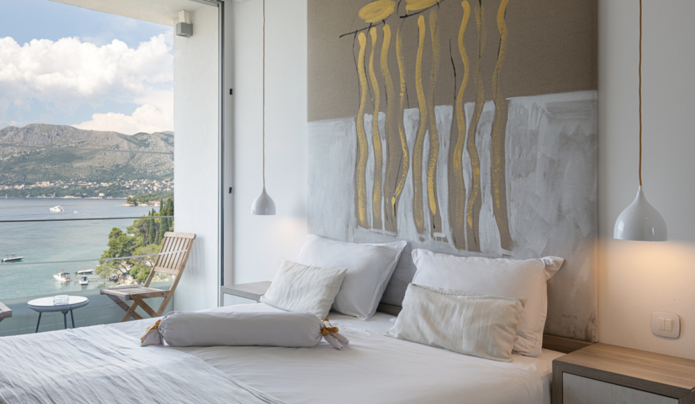 Deluxe Sea View Room with Balcony, Cavtat Hotel 3*