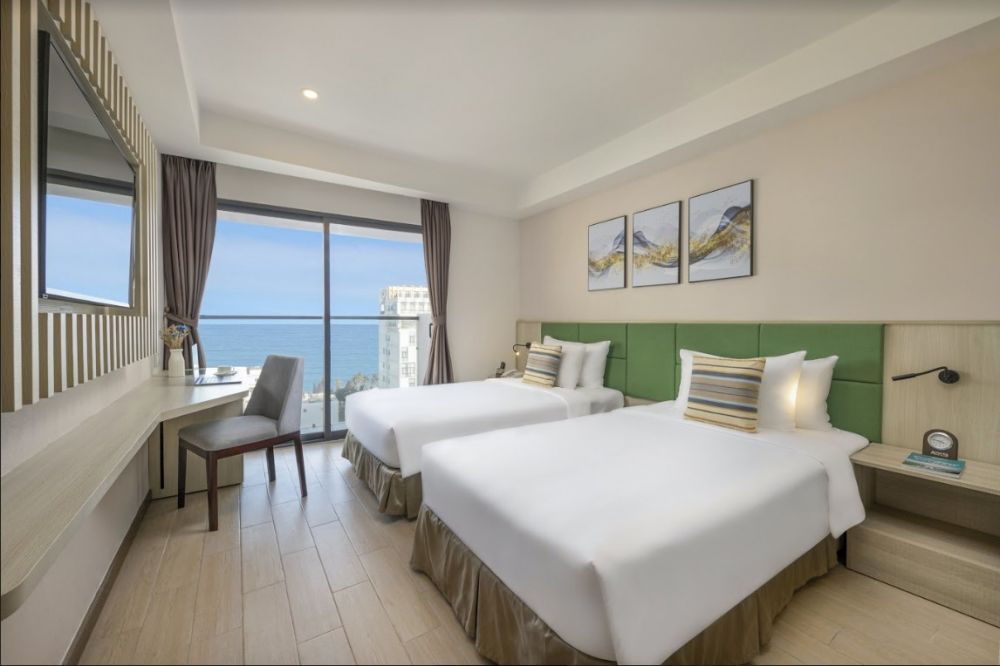 Deluxe CV/SV with Balcony, Atlantic Nha Trang Hotel 4*