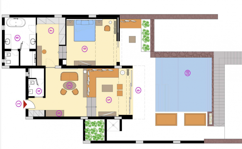 One - bedroom Presidential Villas, Elounda Peninsula All Suites Hotel Deluxe 5*