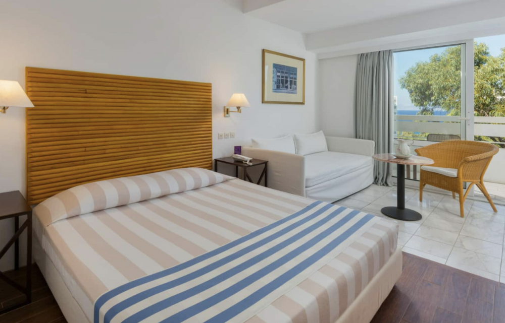 SUPERIOR DOUBLE ROOM GARDEN VIEW/PARTIAL SEA VIEW, Dionysos Hotel Rodos 4*