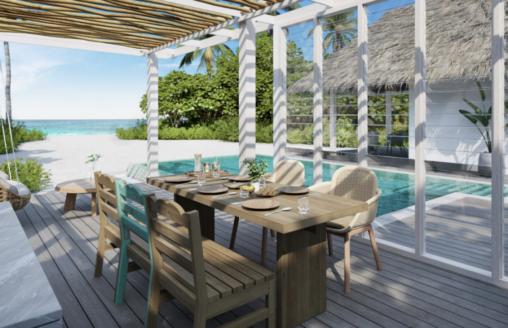 Three Bedroom Beach Villa Suite With Pool, Six Senses Kanuhura 5* Deluxe (ex. Kanuhura Maldives) 5*