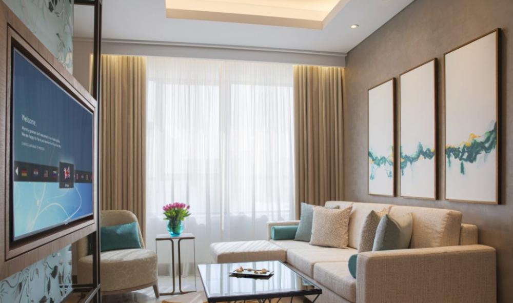 King Bedroom CV, Al Jaddaf Rotana Suite Hotel 5*