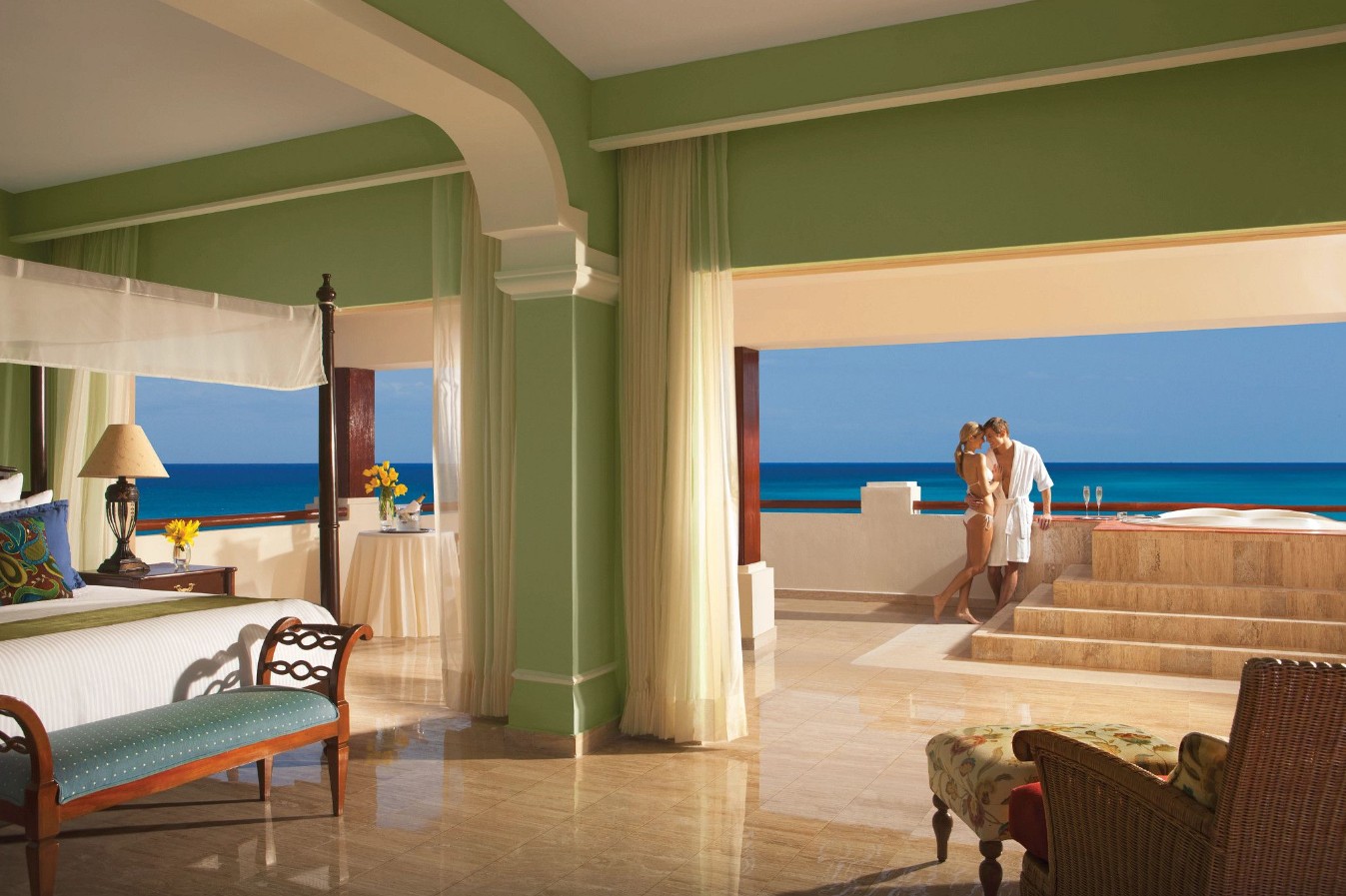 Preferred Club Governor Suite Ocean Front, Dreams Sapphire Resort & Spa (ex.Now Sapphire Riviera Cancun) 5*