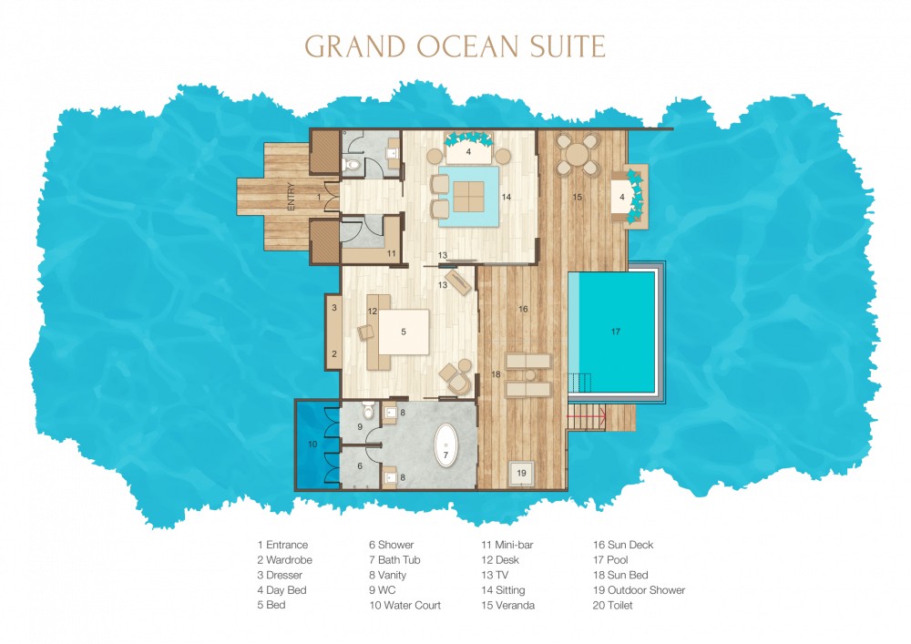 Ocean Residence with Pool, Sun Siyam Iru Veli 5*