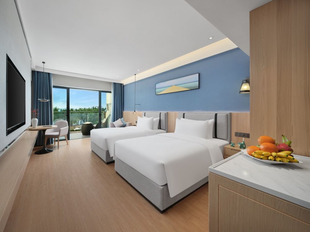 Deluxe Pool-view Room (twin), Tsingneng Landscape Coastal (ex.Liking Resort Sanya) 4*