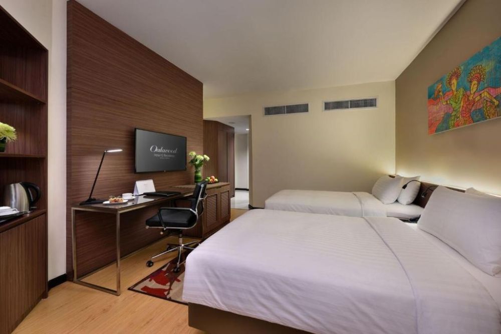 2 Bedroom Deluxe Apart, Oakwood Hotel & Residence 4*