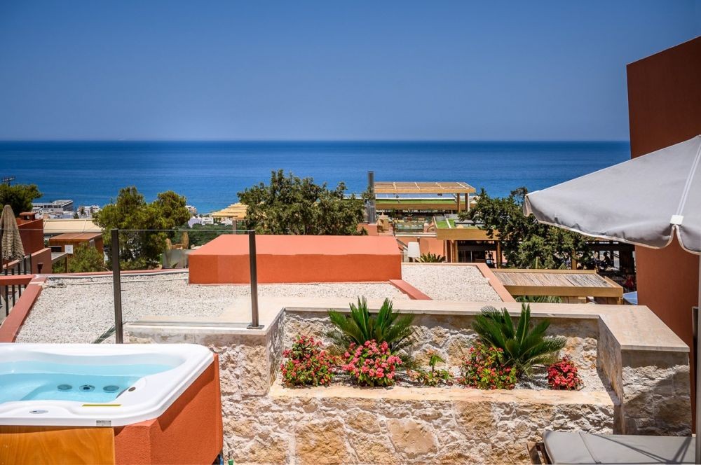 Elite Suite Sea View Outdoor Jacuzzi, Esperides Resort Crete, The Authentic Experience 5*