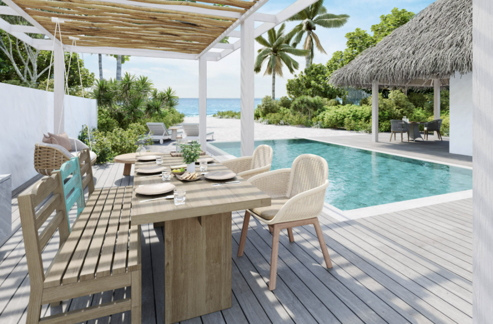 Deluxe Beach Villa Suite With Pool, Six Senses Kanuhura 5* Deluxe (ex. Kanuhura Maldives) 5*