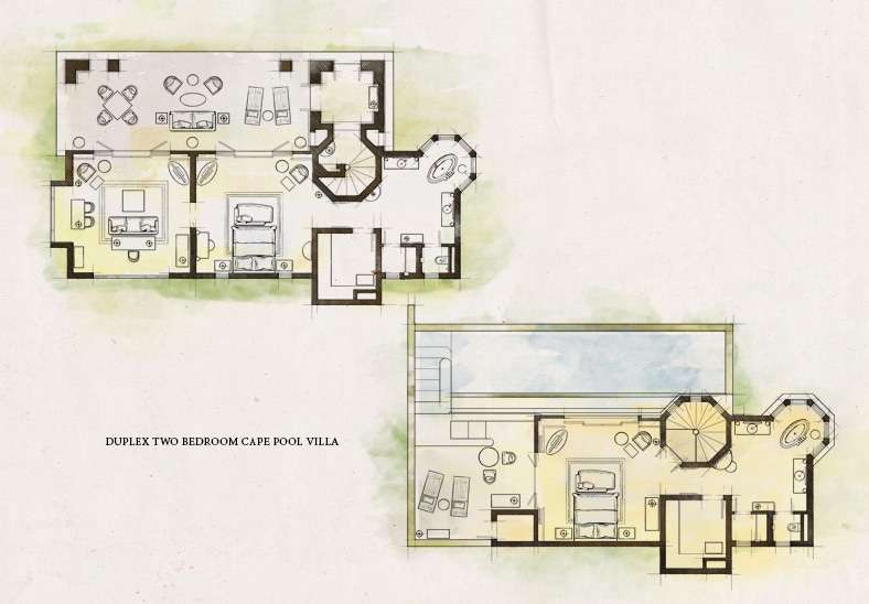 Duplex 2 Bedroom Cape Villa, Cape Weligama 5*