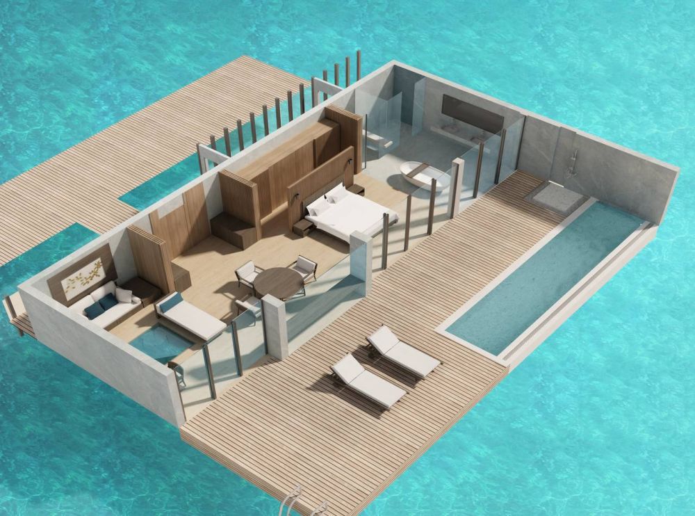 Overwater Villa Pool, The Westin Maldives Miriandhoo Resort 5*