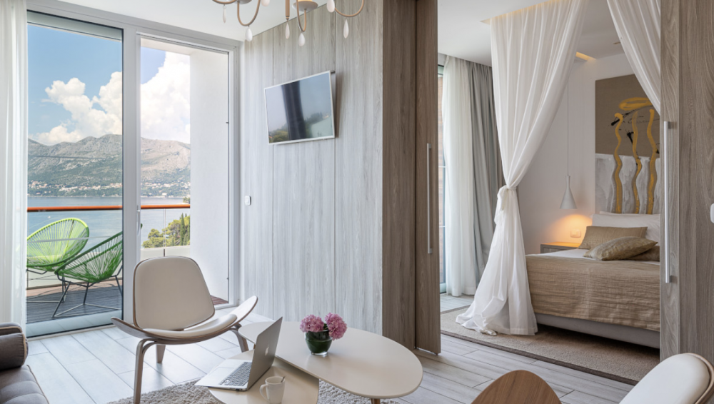 Executive Junior Sea View Suite with Balcony, Cavtat Hotel 3*