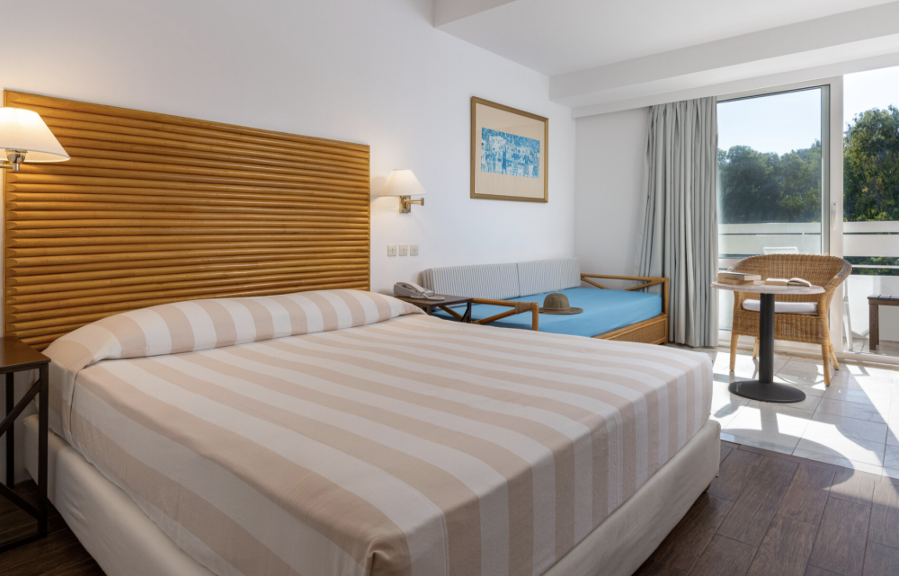 SINGLE ROOM GARDEN VIEW/PARTIAL SEA VIEW, Dionysos Hotel Rodos 4*
