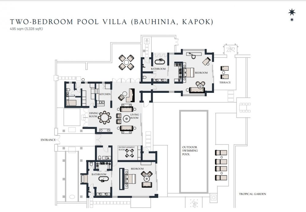 Two-Bedroom Pool Villa, Capella Tufu Bay, Hainan 5*