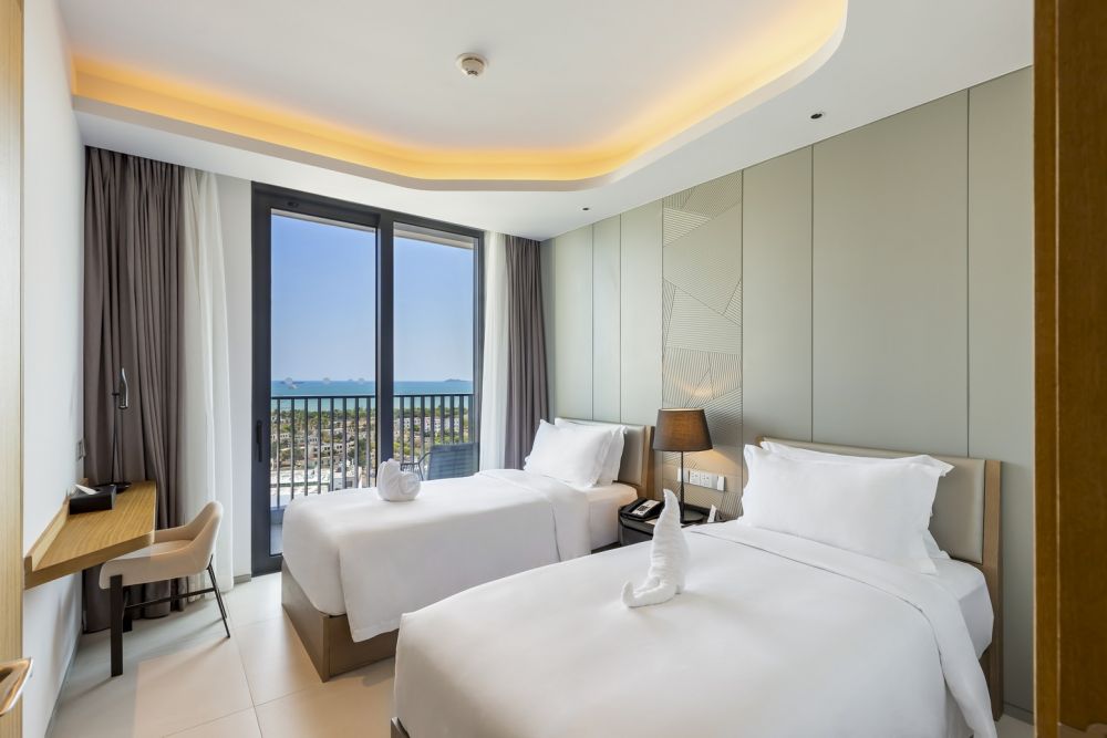 Two-Bedroom Deluxe Ocean View, Oakwood Apartment Sanya 4*