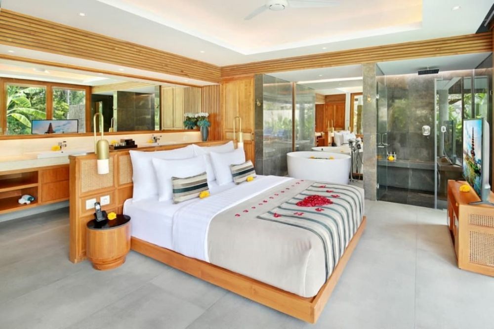 Royal 1BR Ricefield View Villa with Private Pool, Kaamala Resort Ubud 4*