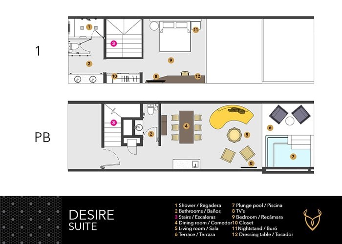 Desire Suite Ocean Front, Desire Riviera Maya Resort | Couples Only 21+ 5*