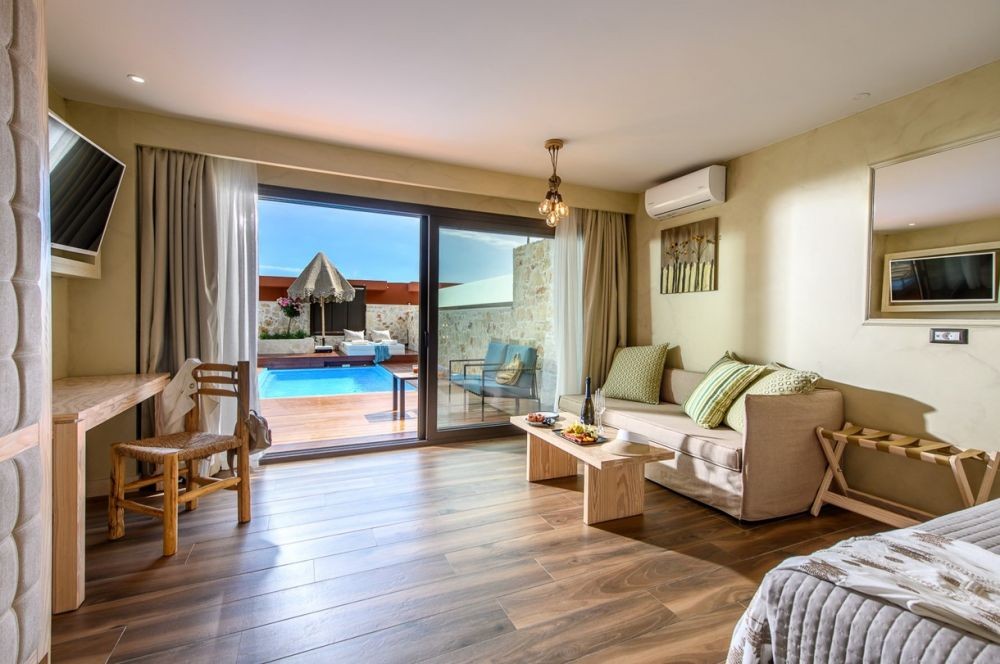 Premium Suite Inland View Private Pool, Esperides Resort Crete, The Authentic Experience 5*