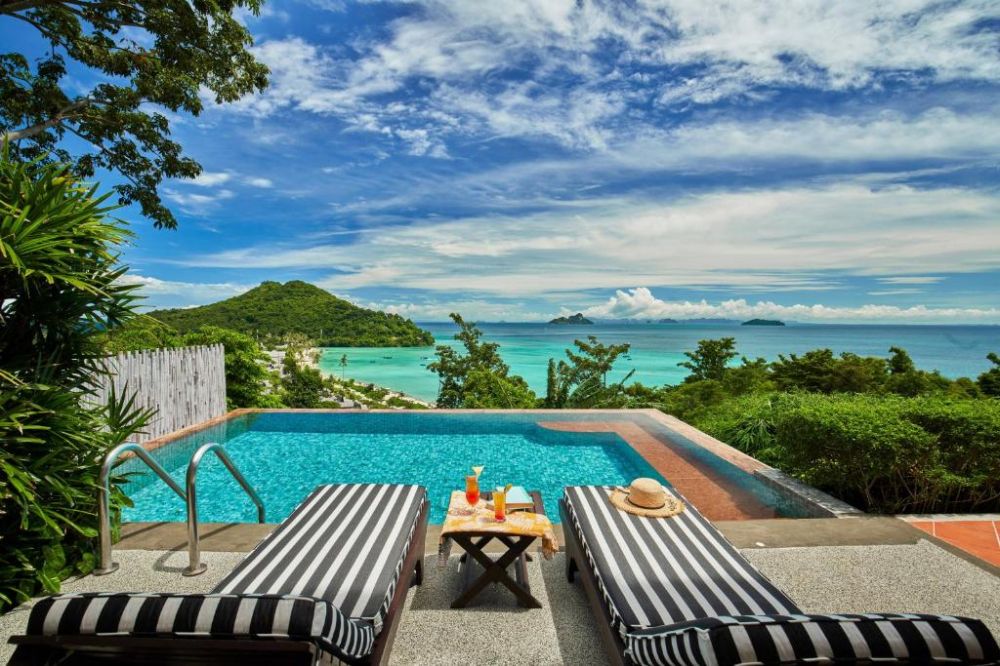 Oceanview Hillside Pool Villa, Saii Phi Phi Island Village (ex. Phi Phi Island Village Beach Resort) 4+