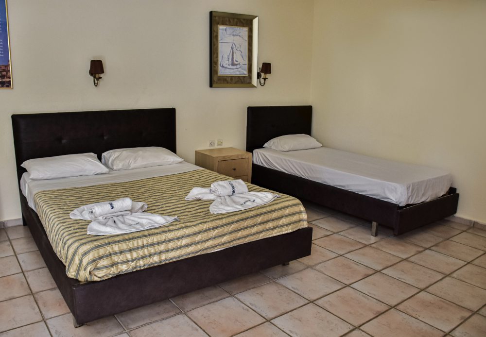 Economy Double Room with Disability Access with 1 Single Bed and 1 Large Double Bed, Eleonora Boutique Hotel 3*