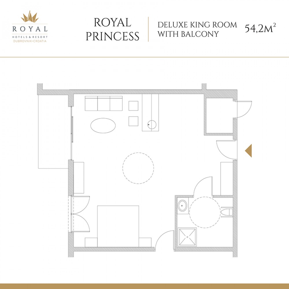 Deluxe King Room/ King Room SV, Hotel Royal Princess 5*