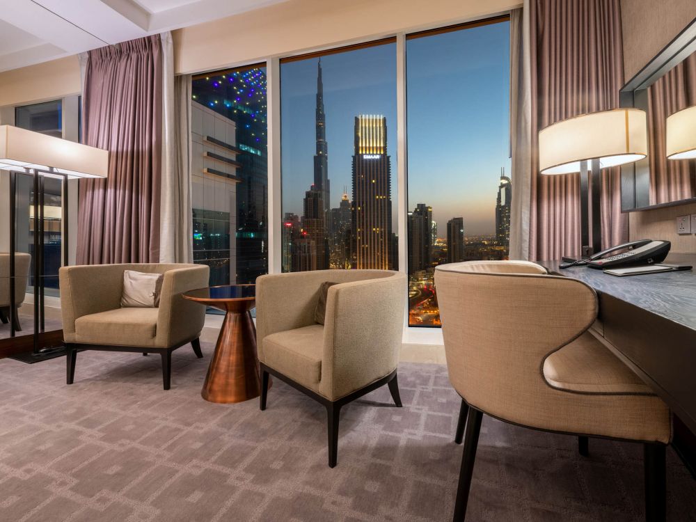 Executive Room Burj Khalifa View, Pullman Dubai Downtown (ex. Steigenberger Hotel) 5*