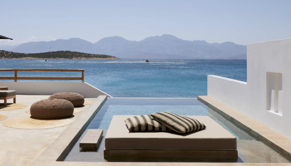 3 Bedroom Villa Water Front Private Pool, Minos Beach Art Hotel 5*