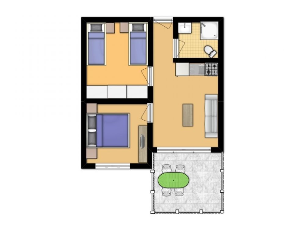 Duplex Apartment, 4-You Family Studio Apartments 3*