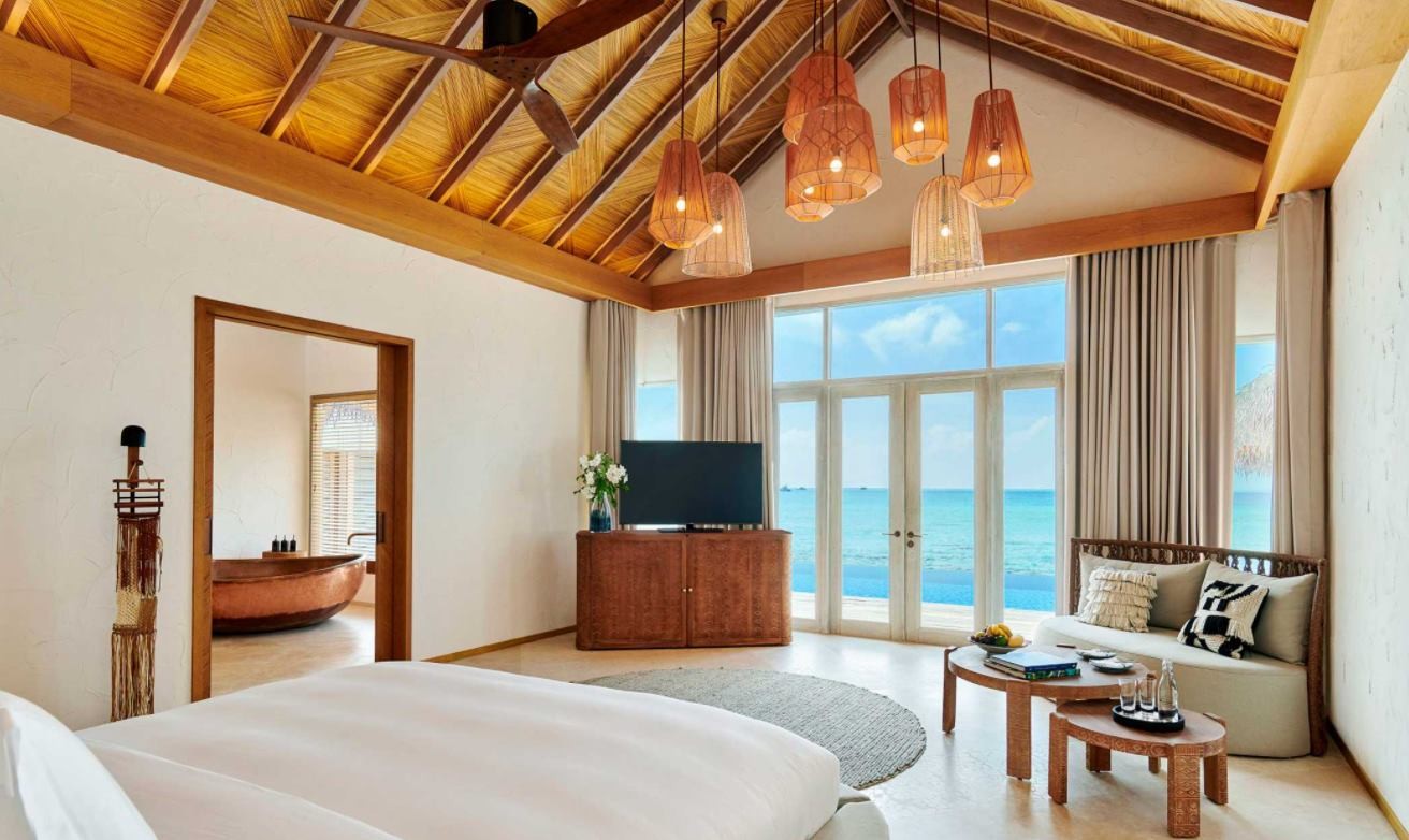 Three Bedroom Water Sunset Villa, Fairmont Maldives Sirru Fen Fushi 5*