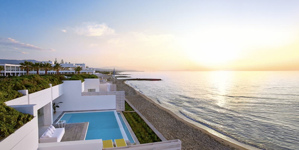 VILLA WHITE SEAFRONT WITH PRIVATE POOL, Grecotel Lux.Me White Palace 5*