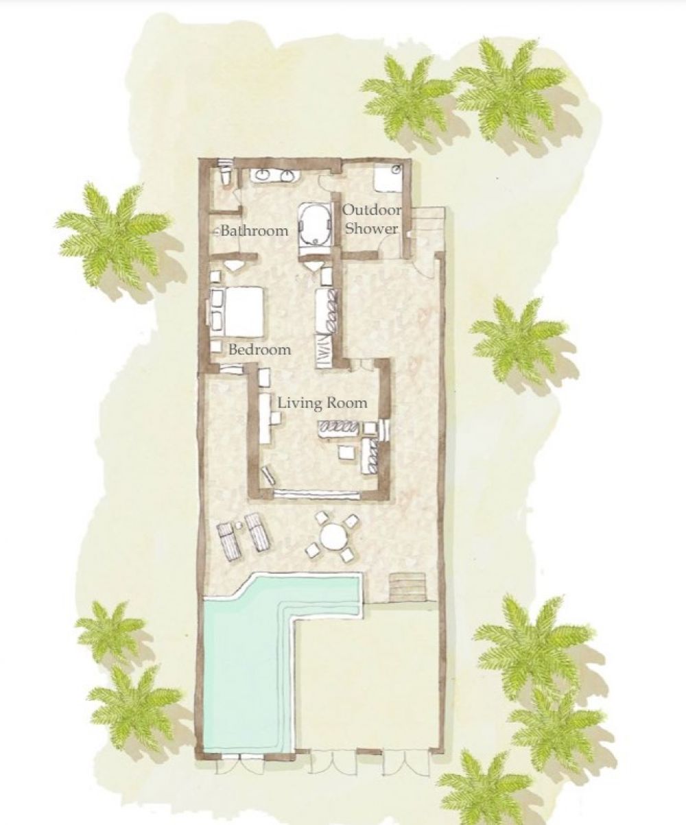 Pool Villa/ Pool Villa Beach Front, Six Senses Zighy Bay 5*