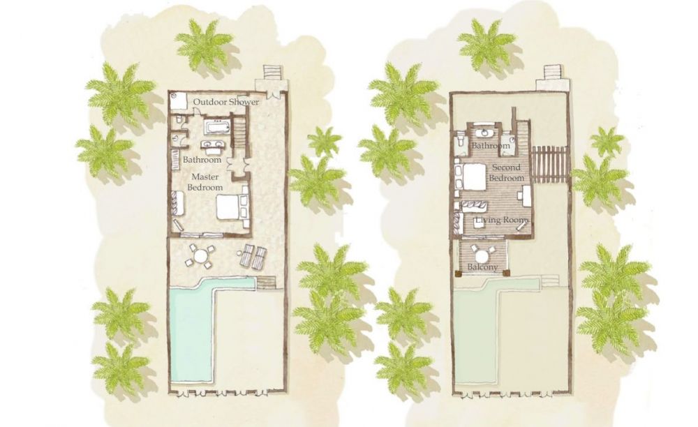 Duplex 2-Bedroom Pool Villa Suit/ Beach Front, Six Senses Zighy Bay 5*