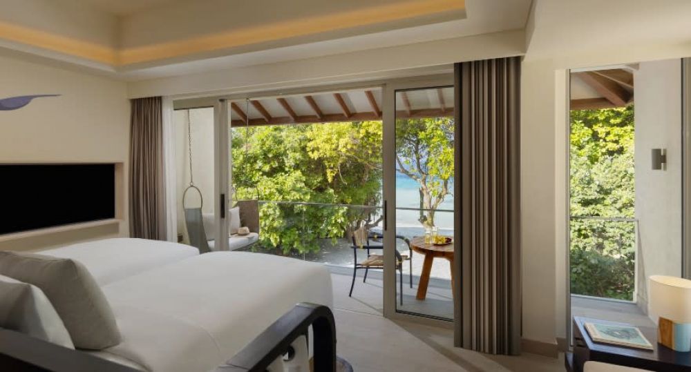 Two Bedroom Ocean View Pavilion, Avani+ Fares Maldives Resort 5*