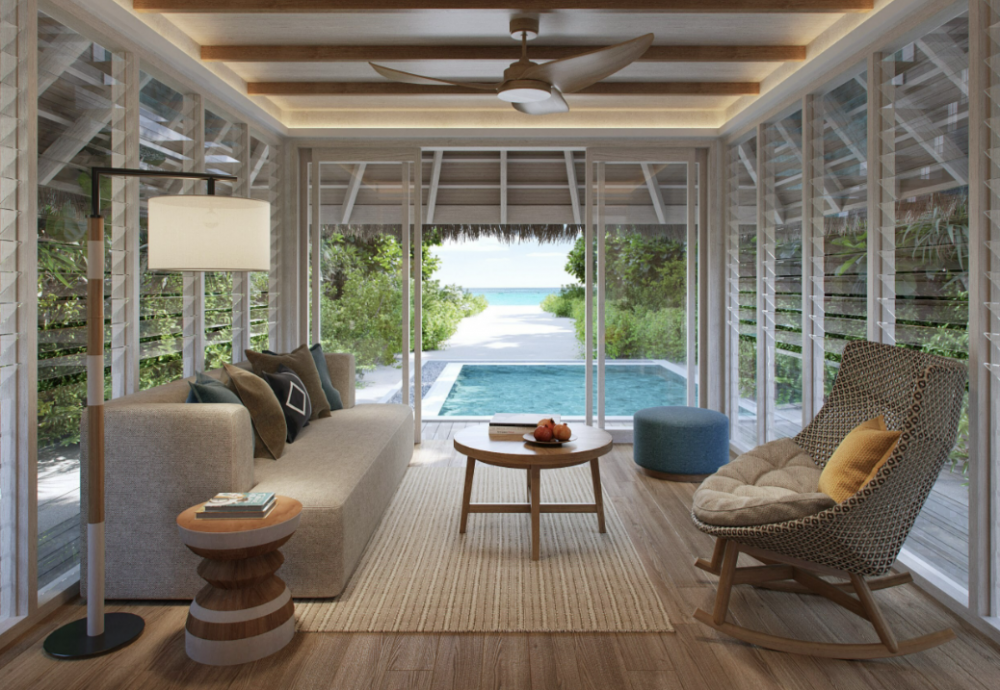 Deluxe Beach Villa With Pool, Six Senses Kanuhura 5* Deluxe (ex. Kanuhura Maldives) 5*