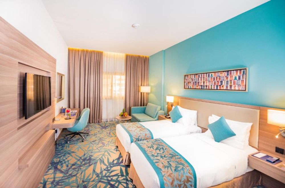 Deluxe Twin Room, Mena Plaza Al Barsha Dubai 4*