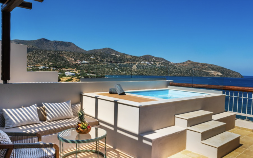 Villa 2- Bedroom Maisonette Sea View - Private Pool, Wyndham Grand Crete Mirabello Bay 5*