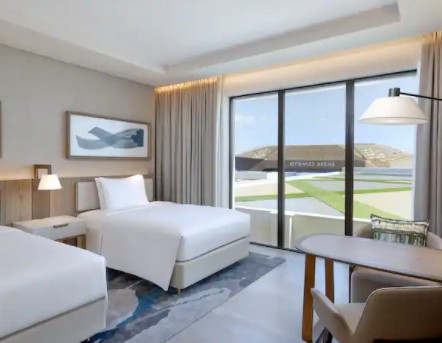 Two Double Beds Guest Room, Hilton Abu Dhabi Yas Island 5*