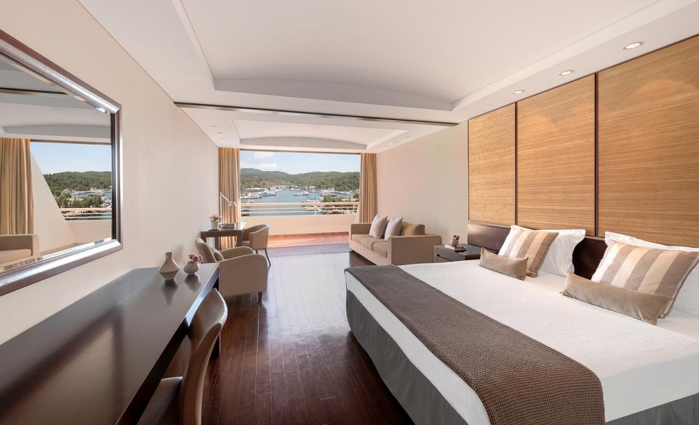 Junior Suite Sea/Marina/Golf View, Porto Carras Meliton Hotel 5*